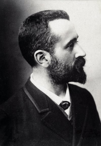 Alphonse Bertillon (1853-1914)，法国学者，人体测量学的创造者。 作者 法国摄影师