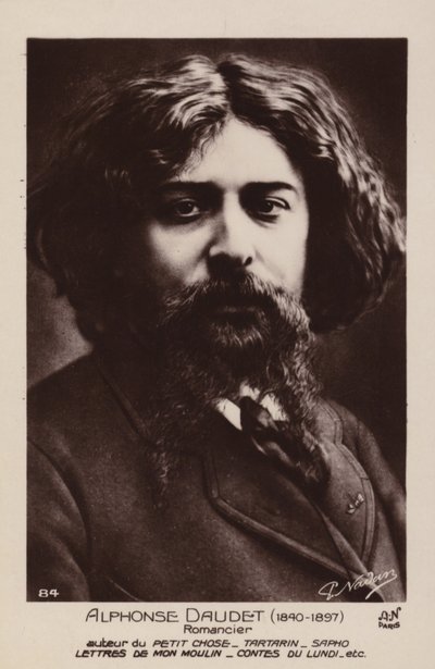 Alphonse Daudet（1840-1897），法国小说家 作者 法国摄影师