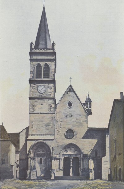 Ambronay，Eglise，Facade O. 作者 法国摄影师