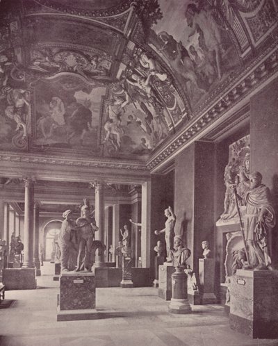 Another View of the Room of the Seasons (b/w photo) 作者 法国摄影师