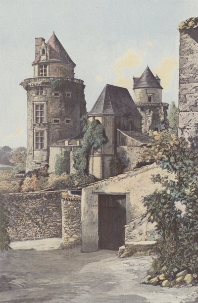Apremont，Chateau，Corner Tower和Chapel 作者 法国摄影师