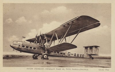 Avion Hengist Hendley Page 42，Type-Londres 作者 法国摄影师