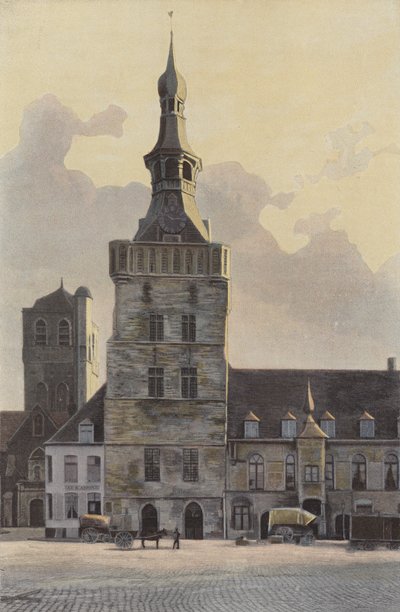 Bailleul，Hotel de Ville的钟楼 作者 法国摄影师