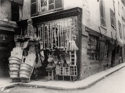 巴黎篮子店（黑白照片） 作者 法国摄影师