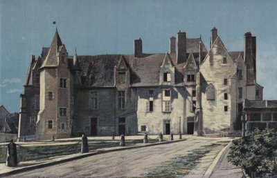 Bauge，Chateau（市政厅和宪兵队），一起在广场上 作者 法国摄影师