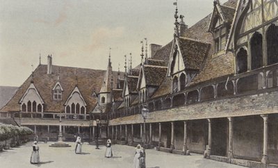 Beaune，医院的第一个内院 作者 法国摄影师