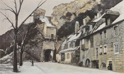 贝桑松，Porte Taillee，从城市的一侧采取的看法 作者 法国摄影师