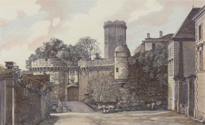 Bourdeilles，Chateau，Cote de lentree 作者 法国摄影师