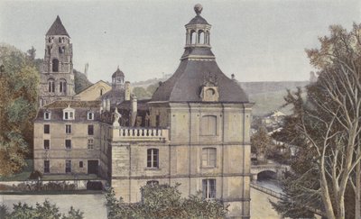 Brantome，修道院建筑群，Cote O（市政厅和学校） 作者 法国摄影师