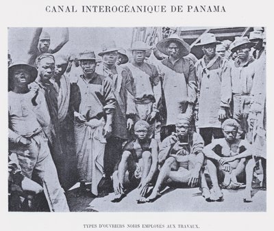 Canal Interoceanico De Panama（黑白照片） 作者 法国摄影师