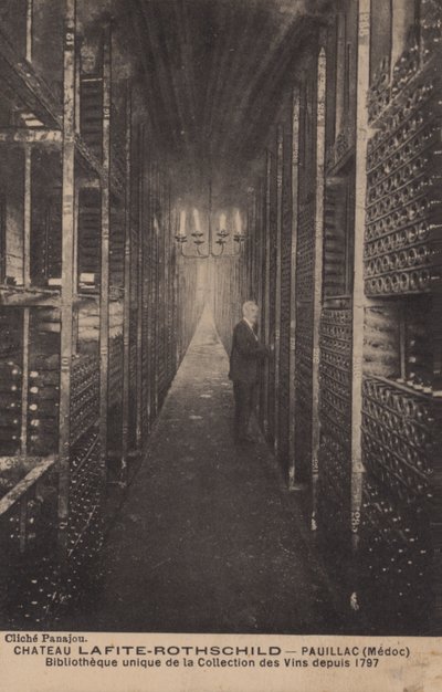 Chateau Lafite-Rothschild，Pauillac，Medoc，自1797年以来的葡萄酒收藏图书馆 作者 法国摄影师