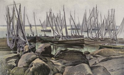 Concarneau，沙丁鱼的渔船 作者 法国摄影师