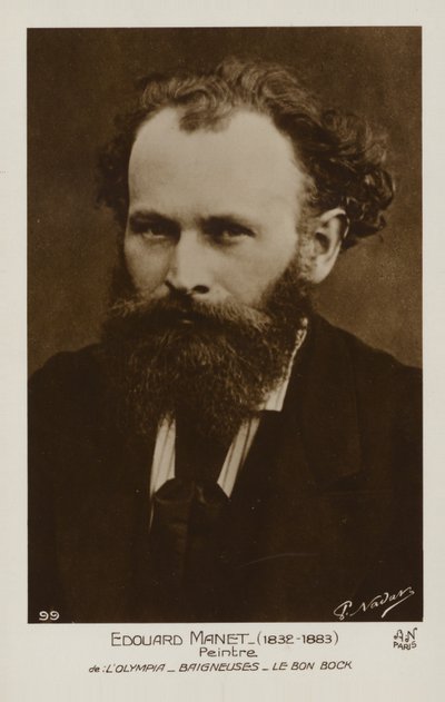 法国画家Edouard Manet 作者 法国摄影师