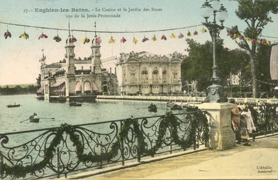 Enghien-Les-Bains，赌场，玫瑰花园 作者 法国摄影师