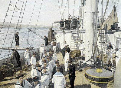法国海军，19世纪末：寄宿食品--Bibl. des Arts deco. 作者 法国摄影师