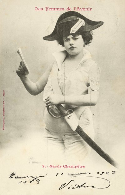 Garde Champetre，未来的女人 作者 法国摄影师
