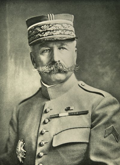 里尔斯·德丰克莱尔的埃利将军（1857-1944 年），20 世纪（照片） 作者 法国摄影师