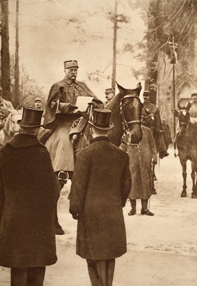 1919年1月30日，Hirschauer将军占领了Keht桥头 作者 French Photographer