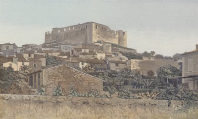 Greoulx，Chateau fortifie des Templiers的遗址，Cote SO 作者 法国摄影师