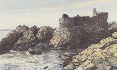 Ile DYeu，老城堡，SE视图 作者 法国摄影师
