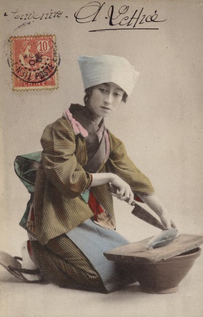 日本女孩去骨切片鱼 作者 French Photographer