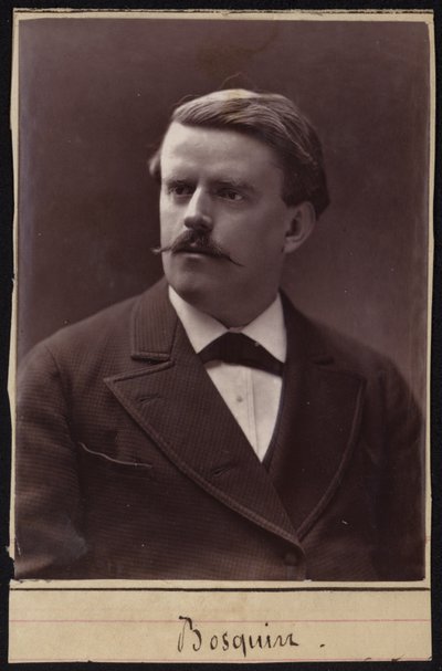 Jules Alexandre Bosquin，法国歌剧演唱家 作者 法国摄影师