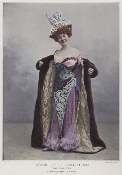 Juliette Mealy，法国演员和歌手（彩色照片） 作者 French Photographer