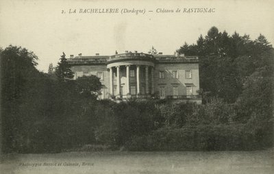La Bachellerie, Dordogne, Chateau De Rastignac (b/w photo) 作者 法国摄影师