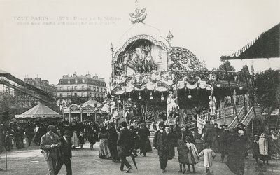 The Throne Fair，Place de la Nation，Paris，c.1905 作者 法国摄影师