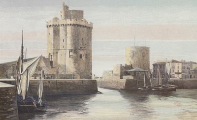 拉罗谢尔，海港入口，Tour Saint-Nicolas，Tour de la Chaine 作者 法国摄影师
