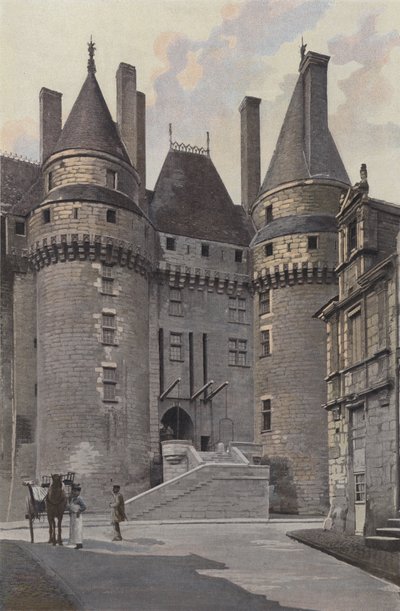 Langeais，Chateau，入口城市一侧 作者 法国摄影师