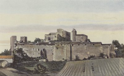 Larressingle，Chateau des Eveques de Condom的废墟 作者 法国摄影师