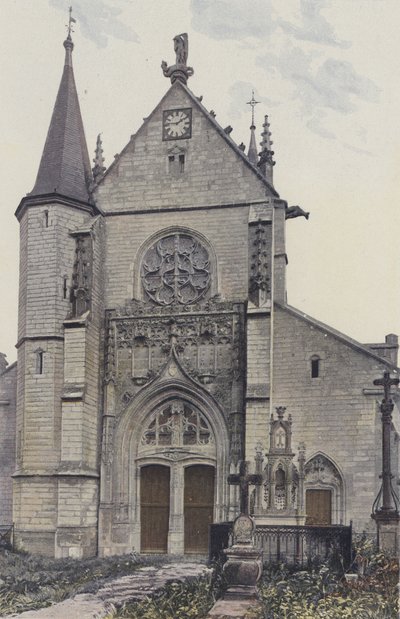 Lhuitre，Church，Facade O. 作者 法国摄影师