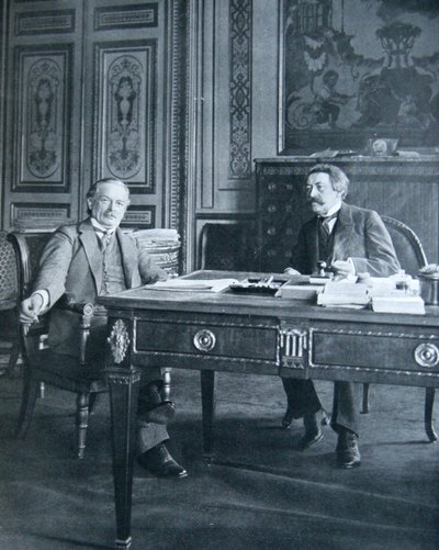 Lloyd George和Aristide Briand，1916年 作者 法国摄影师