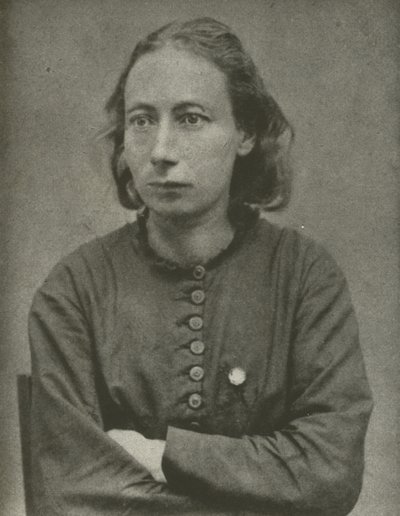 Louise Michel, Paris Commune (b/w photo) 作者 法国摄影师
