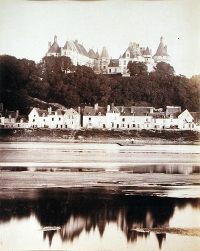 低潮，卢瓦尔河谷，约1880-90年代（黑白照片） 作者 法国摄影师