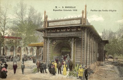马赛，殖民地展览 1906，Pavillon Des Forets D