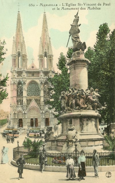 马赛，LEglist St-Vincent De Paul，移动纪念碑 作者 法国摄影师
