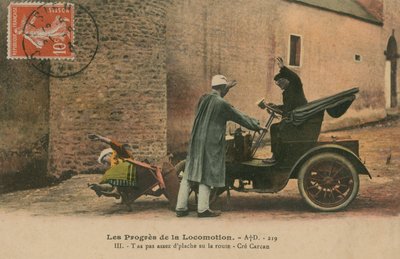车祸。明信片于1913年寄出。 作者 法国摄影师