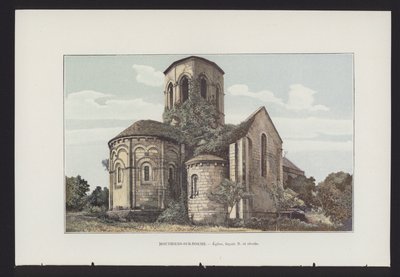 Mouthiers-sur-Boeme，教堂，门面N和后殿 作者 法国摄影师