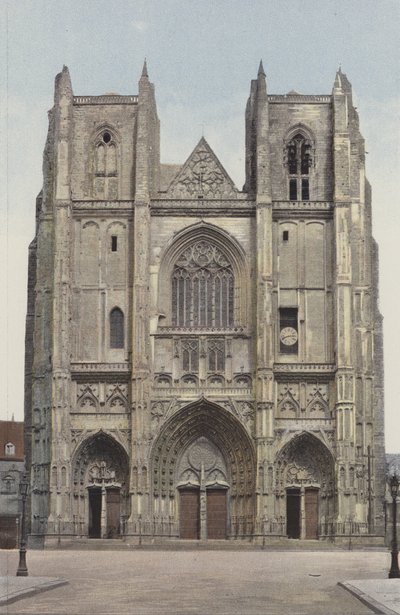 Nantes，Cathedrale，Facade O. 作者 法国摄影师