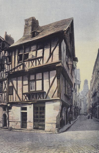 南特，老房子，rue de la Juiverie 作者 法国摄影师
