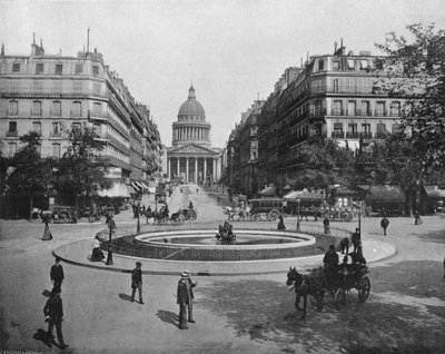 Paris - La Place Medicis, La Rue Soufflot et le Pantheon (b/w photo) 作者 法国摄影师