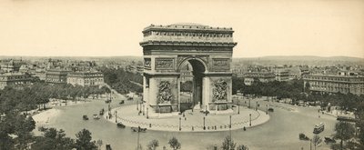 巴黎，LArc de Triomphe，无名战士墓和地方广场，凯旋门？ 作者 法国摄影师