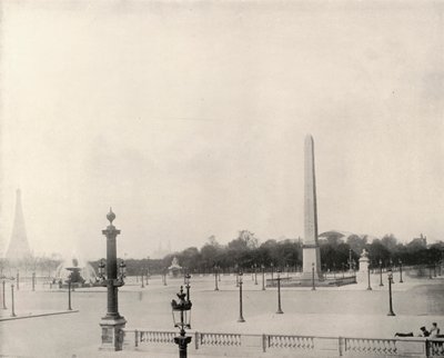 Paris: Place de la Concorde (b/w photo) 作者 法国摄影师