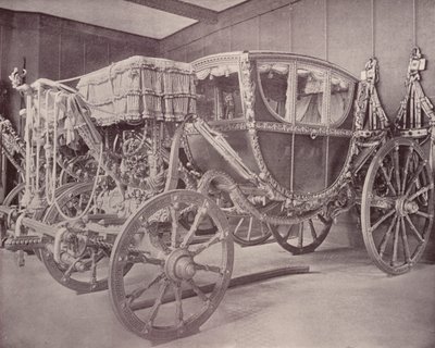 巴黎：皇家马车，克鲁尼博物馆（黑白照片） 作者 法国摄影师