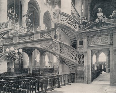 Paris: Section of the Choir in St Etienne-du-Mont (b/w photo) 作者 法国摄影师