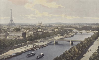 巴黎，塞纳河的景色，取自Pavillon de Flore 作者 法国摄影师