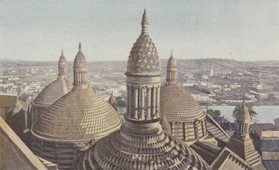 Perigueux，Cathedrale Saint-Front，从钟楼看到的圆顶 作者 法国摄影师