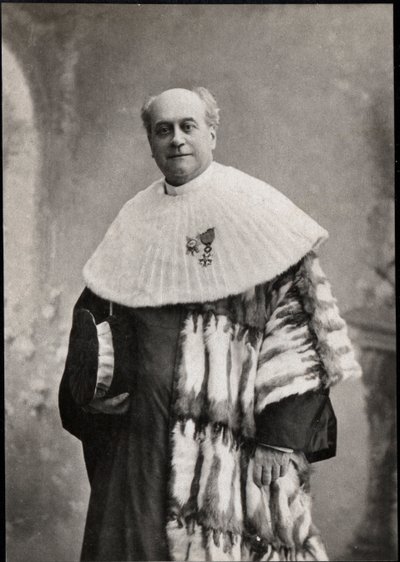 Charles Mazeau的肖像，（1825-1905），法国法官和政治家。 作者 法国摄影师